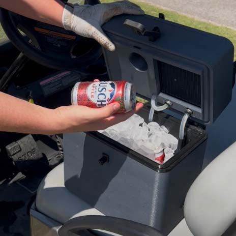 Rugged Golf Cart Cooler--Keep Drinks Ice-Cold From The First Hole To The Last.