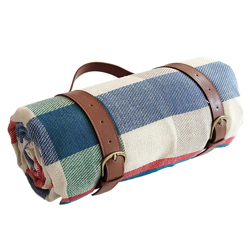 Waterproof Foldable Picnic Blanket with Carry Strap
